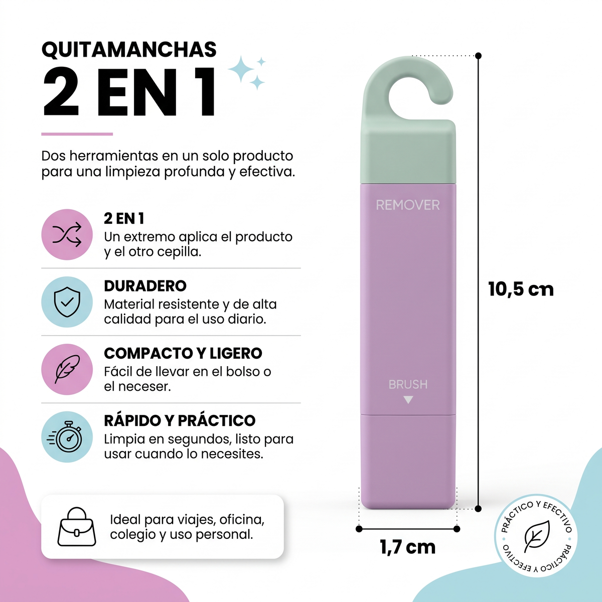 Lápiz Quitamanchas Instantáneo